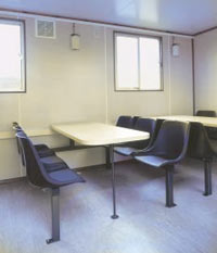 welfare unit interior